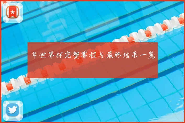 年世界杯完整赛程与最终结果一览