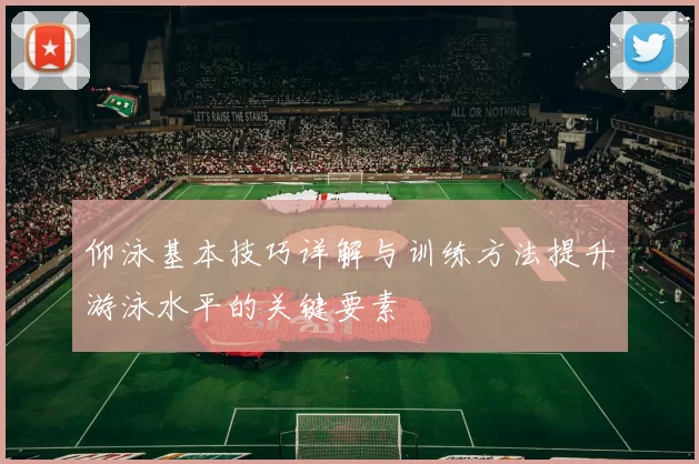 仰泳基本技巧详解与训练方法提升游泳水平的关键要素