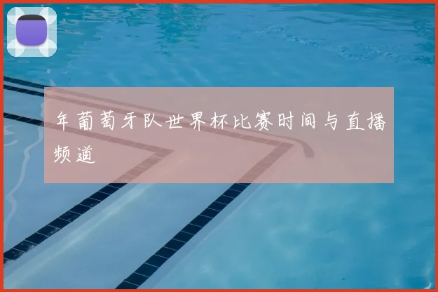 年葡萄牙队世界杯比赛时间与直播频道